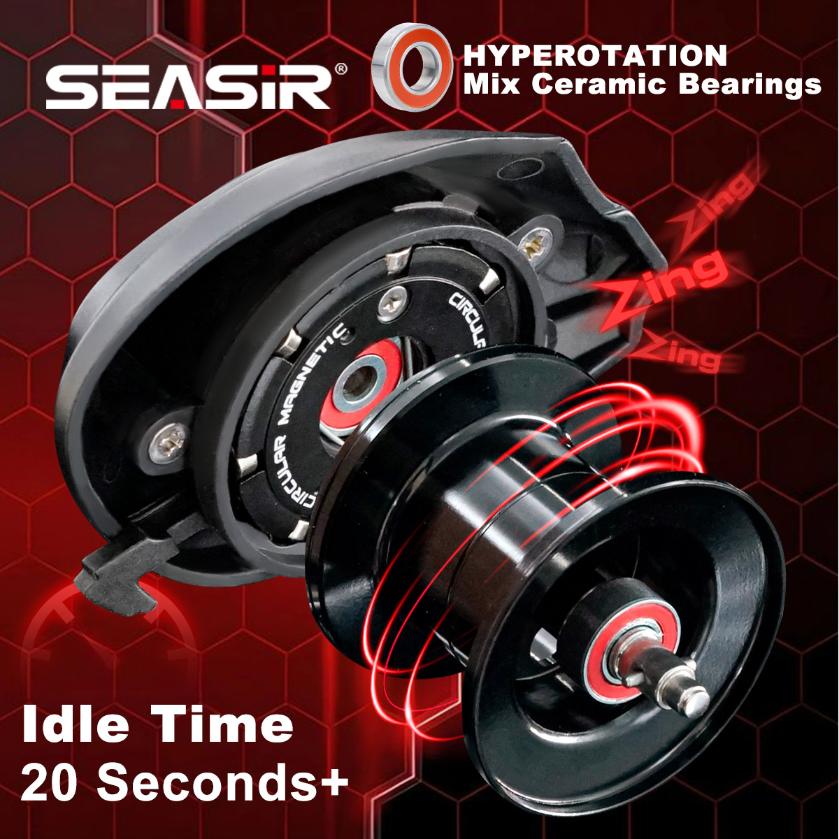 Carrete de Pesca SEASIR CAST-X - Abu Garcia Reel Max reseña y precio