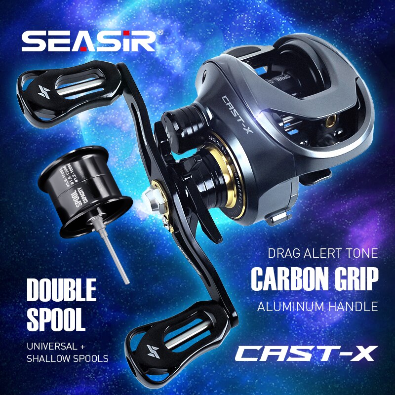 Carrete de pesca SEASIR Cast-X - Abu Garcia Reel Max reseña y precio