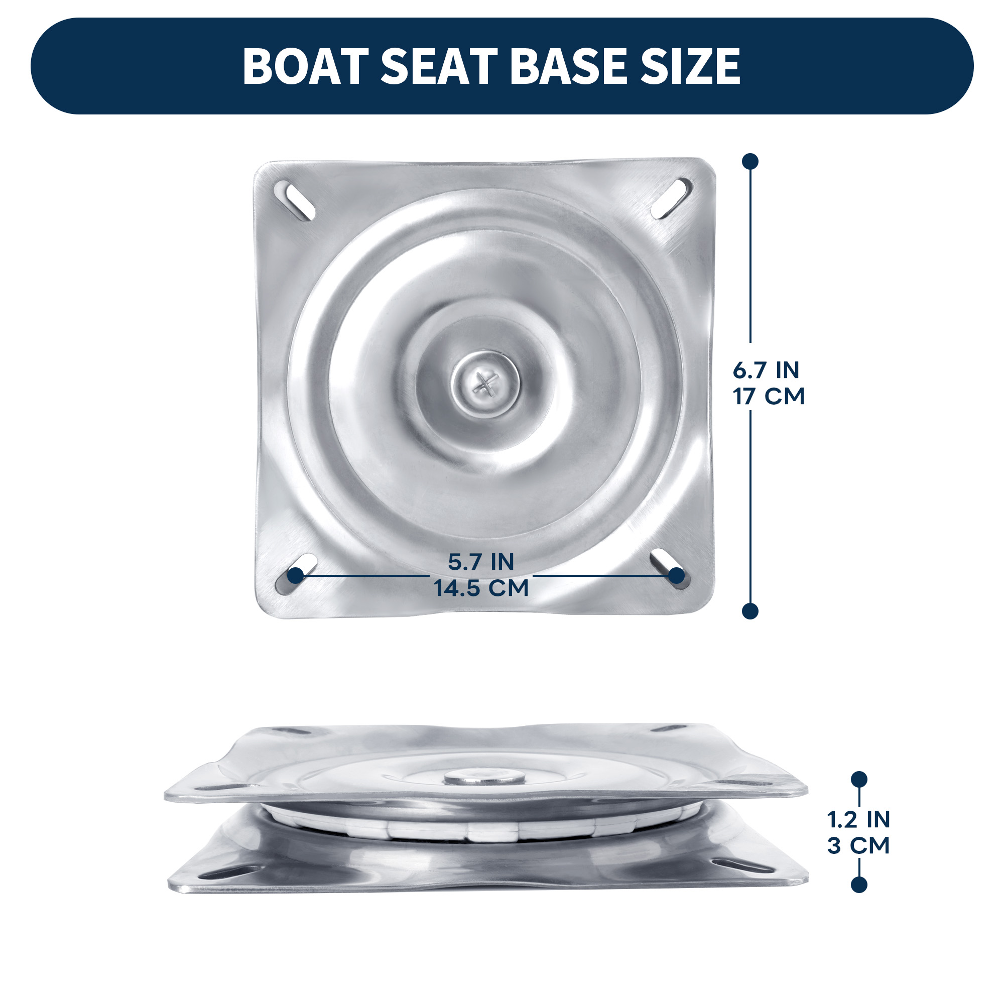 Giratorio para asiento de barc - Fishing Boat Seat reseña y precio
